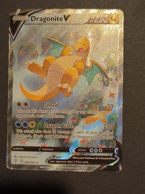 Pokémon TCG Evolving Skies Dragonite v Alt Art 192/203 Near Mint Condition