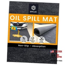 Oil Spill Mat Premium Absorbent Oil Pad Reusable/Durable/Waterproof Contains