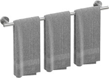 Brushed Nickel Towel Bar, 30 Inch Towel Rack for Bathroom Wall-Mounted, SUS304 S