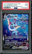 PSA 9 Vaporeon VMAX SWSH 182 Full Art Premium Collection Promo Pokemon 2021 on eBay