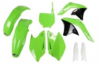 Kawasaki KXF 250 2007 Ufo Plast Verkleidung Kunststoff Kit Full GrüN