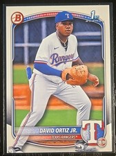 David Ortiz Jr. 2025 1st Bowman #BP-29 Texas Rangers Little Papi
