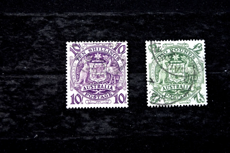 AUSTRALIA 1913-1951 S 1-S 2 + S S11 + S 23 + S 219 + S 221 USED - Image 3 of 3