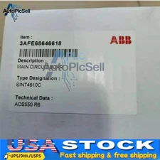 3AFE68646618 ABB SINT4610C Circuit Board Brand New in Box!SINT-4610C