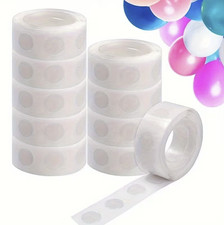 100 - 5000 Adhesive Dots Tape DIY Balloon Double Sided Glue Sticky Sticker UK