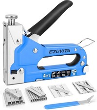4-in-1 Staple Gun, Blue Heavy Duty Staple Gun with 4000pcs Staples and Staple Re 0.0038 per staple