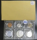 1961 Proof Silver Set in Envelope no/COA Writing on Envelope, Toned