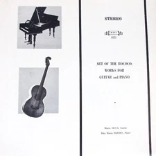 Mario Sicca, Rita Maria Fleres, Art Of The Rococo: Works For Guitar And Piano, (