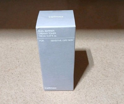 CELIMAX Dual Barrier Creamy Toner Sensitive/Dry Skin 5.07 fl oz 150 ml Exp: 2028