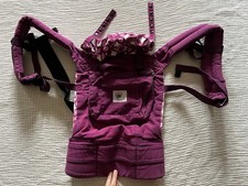 Purple Maroon Floral Original Ergobaby Carrier Cloth Child Backpack