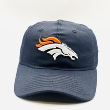 Denver Broncos Hat Cap '47 Brand Faded Navy Blue Adult Adjustable Strap NFL