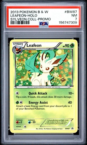 Leafeon graded PSA 7 for sale on eBay