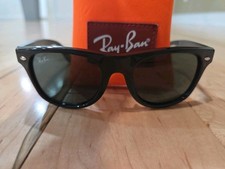 RAY BAN JR KIDS SUNGLASSES, BLACK, RJ9035-S 100/71 3N PREOWNED, NO SCRATCHES