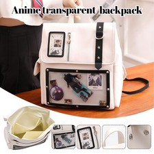 Women's Ita Bags Fashion Large Capacity Clear Window Doll Show Backpack Daily