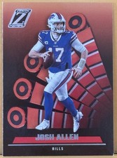 2022 Panini Zenith Football Josh Allen Buffalo Bills Card #1