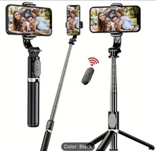 Retractable Selfie Stick Tripod. 40 Inch 360 Rotation