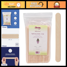 Large Wooden Wax Sticks for Body Hair Removal -    x 6  Applicator 100 Pack 