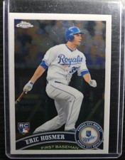 2011 Topps Chrome Eric Hosmer #170 (RC) Rookie Card Kansas City Royals . rookie card picture
