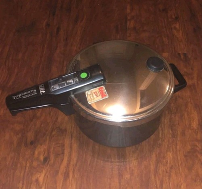 #ad Silit Pressure Cooker Sicomatic L 5 Qt Made in Germany Black Silargan $74.99