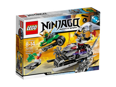 LEGO NINJAGO Masters of Spinjitzu 70722 OverBorg Attack Set in OVP