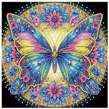Diamond Art Kits for Adults, Butterfly Special Shape Diamond Painting YXZ104