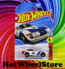 2026 Hot Wheels White  FERRARI 365 GTB4 COMPETIZIONE  Card 62  HW43-013026