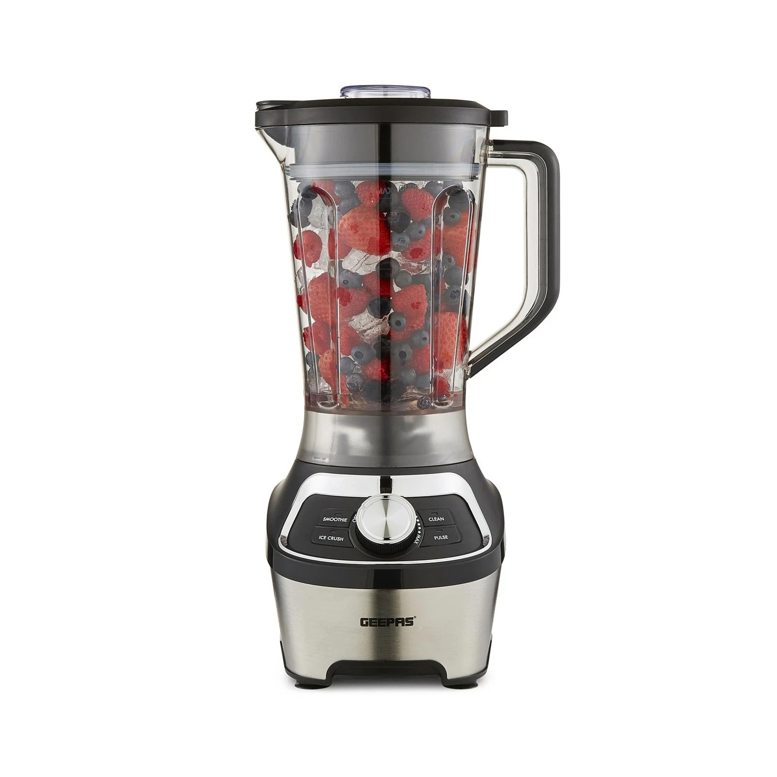 Western International Group (Uk) Ltd Geepas 1.8L Quad-Blade Stand Blender With Pulse And Self-Cleaning Functions | Wowcher - Image 2
