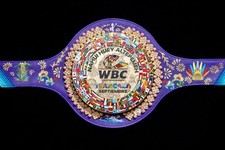 Cinturón réplica Nahui Huey Altepemeh - Tlaxcala II Campeonato Mundial de Boxeo CMB