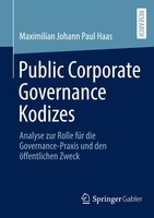 Maximilian Johann Paul Haas | Public Corporate Governance Kodizes | Taschenbuch