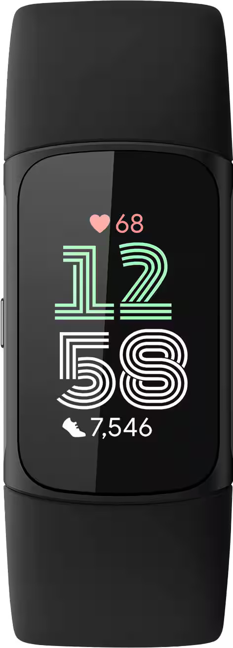 Усовершенствованный трекер для фитнеса и здоровья Fitbit - Charge 6 - Obsidian - 2023 31890₽