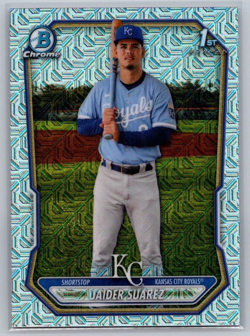 Jaider Suarez 2026 Bowman Chrome Prospects Mojo Kansas City Royals