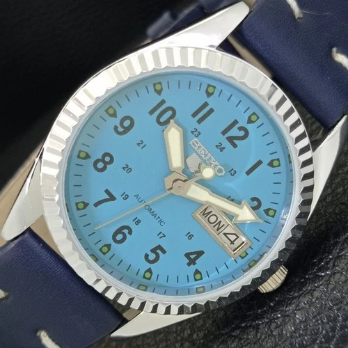 SEIKO 5 VINTAGE REFURBISHED AUTOMATIC 6309A JAPAN MENS WATCH a441633-1