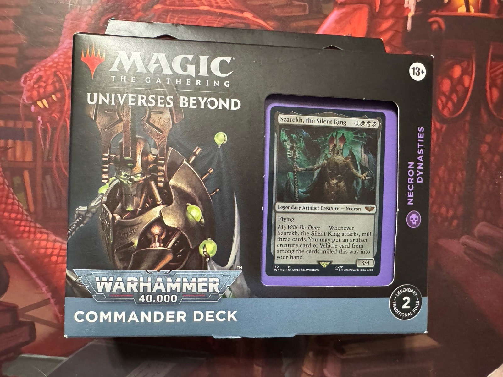Magic The Gathering Warhammer 40k - Mazo Necron Dynasties Commander