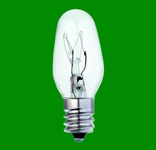 5x 7W Clear Pygmy Dimmable Incandescent E12 CES Light Bulb Lamp Candelabra