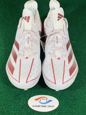 New Adidas Adizero Electric Low Football Cleats White Team  display picture 3