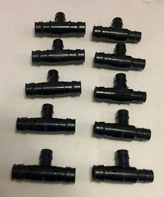 Lot Of Ten (10) Uponor ProPex EP Reducing Tees Q4751331 & Q4751311