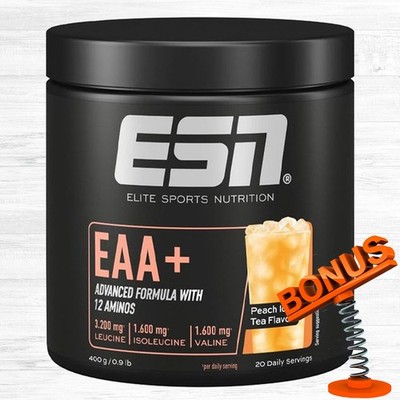 ESN EAA+  400g Dose 74,75  /kg   Aminosäuren Pulver + Bonus