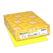 Astrobrights 24lb lift off lemon Colored Printer Paper 500 Sheets 8.5x11