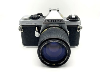 Pentax ME super + Soligor 80-200mm f/4,5 Kit Set Analog SLR 35mm Kamera Objektiv