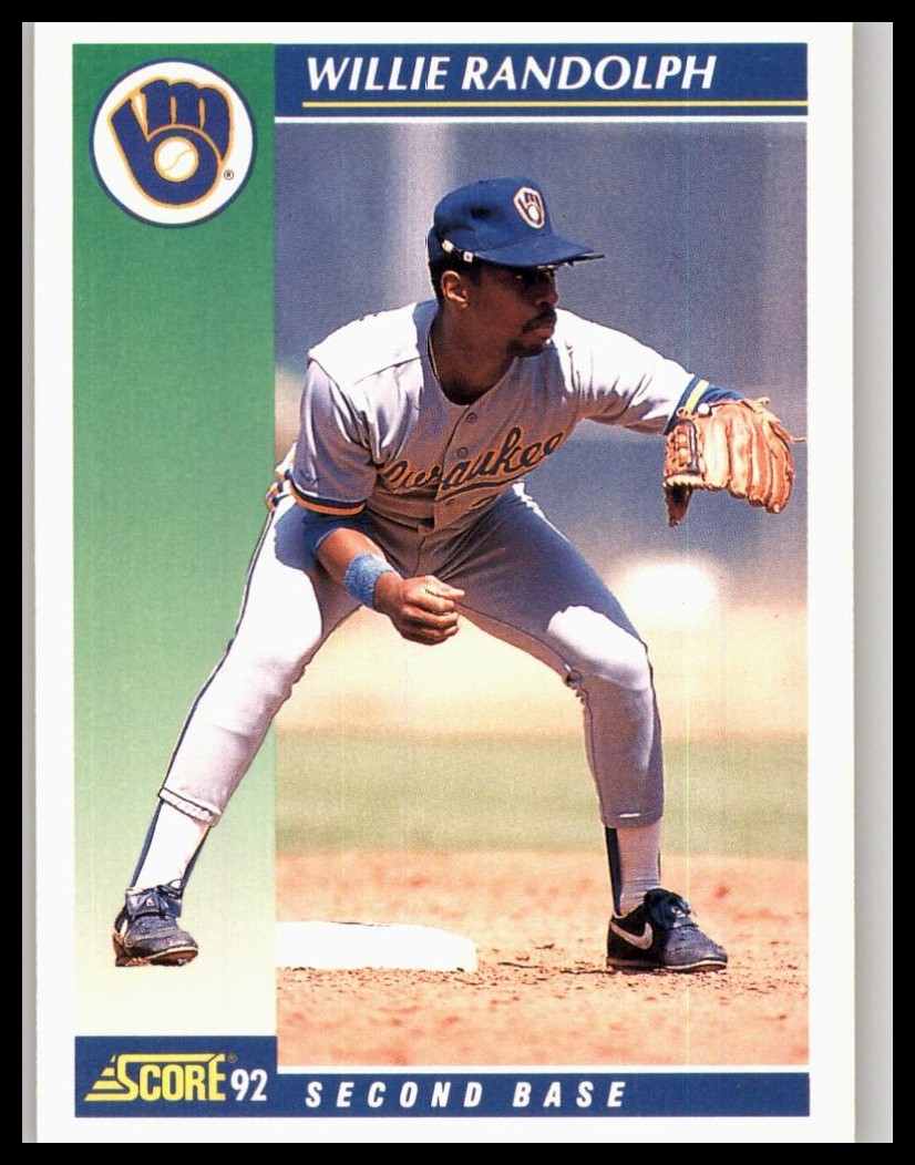 1992 Score #30 Willie Randolph