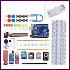 Starter Kit for Arduino Uno R3 Breadboard Basic simple learning kit, sound/water