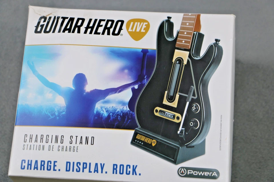 Guitar Hero Live Charging Stand PowerA Battery Pack Controller Display Rock Band - Image 2 of 4
