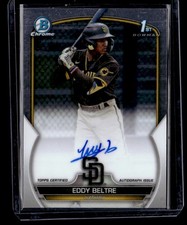 2023 Bowman Chrome Eddy Beltre Prospect Autographs