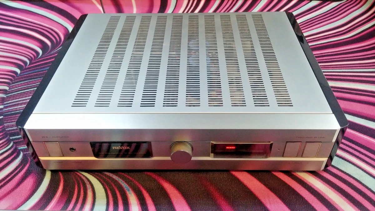 Amplificador completo ReVox H5 de primera mano, color titanio