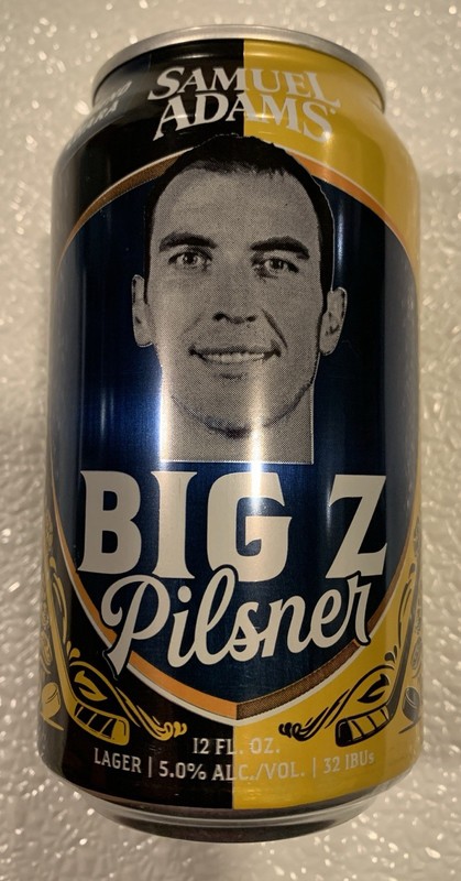 #2 SAM SAMUEL ADAMS BEER BOSTON BRUINS NHL HOCKEY ZDENO CHARA CRAFT CAN