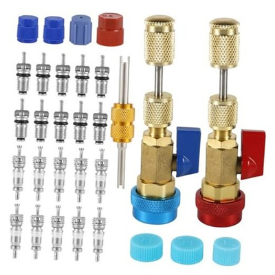 #ad Valve Core Tool Kit High Low Pressure Ac Valve Core Removal Tool Valve Core $10.73