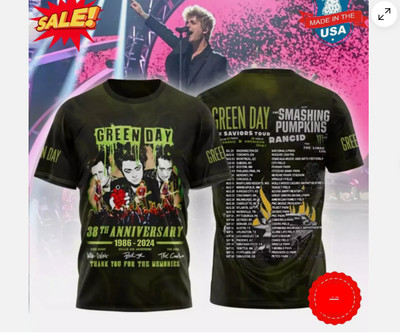 new, Green Day The Saviors 3D shirt, Sale!! 2025 shirt 3D Mother day