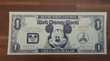 Lot of Original Walt Disney World Dollar Recreation Coupon Vintage 1971 Series A