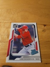 Luke Dickerson Rated Prospect Rookie 2026 Donruss Baseball Card #148 Nationals