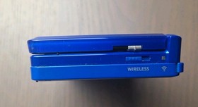 Nintendo 3DS Cobalt Blue Region Free Console 16GB Tested w/ Charger & Stylus